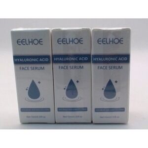 Eelhoe - Hyaluronic Face Serum- 3 Pack, 10 ml Each, BRAND NEW IN BOXES